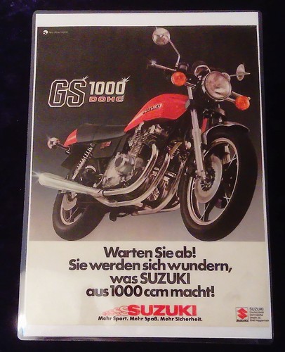 Suzuki 1000 dohc werbung - gs,