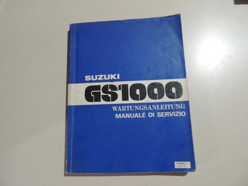 Suzuki gs1000 manuale di - e,
