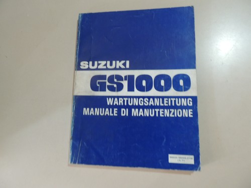 Suzuki gs1000 manuale di - suzuki,