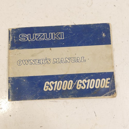 Suzuki 1000 serviceheft - 1000,