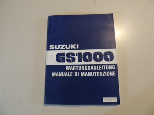 Suzuki gs1000 manuale di - suzuki, /